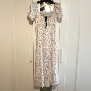 Chelsea and violet women’s floral midi dress NWT